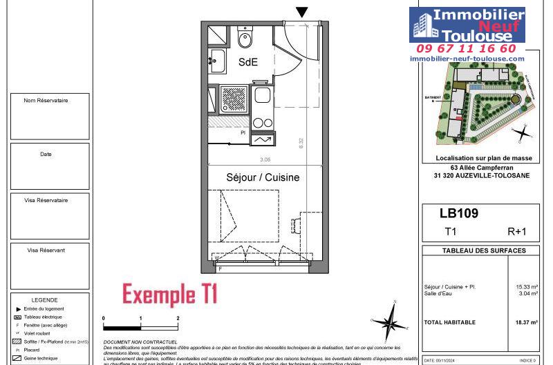 Résidence étudiante neuve à Auzeville Tolosane - Programmes immobiliers neufs Vinci CAMPUS TOLOSAN