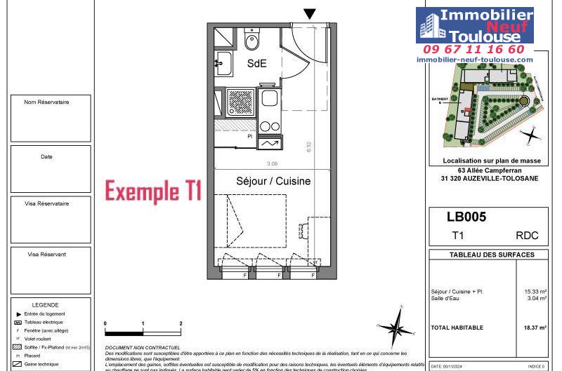 Résidence étudiante neuve à Auzeville Tolosane - Programmes immobiliers neufs Vinci CAMPUS TOLOSAN