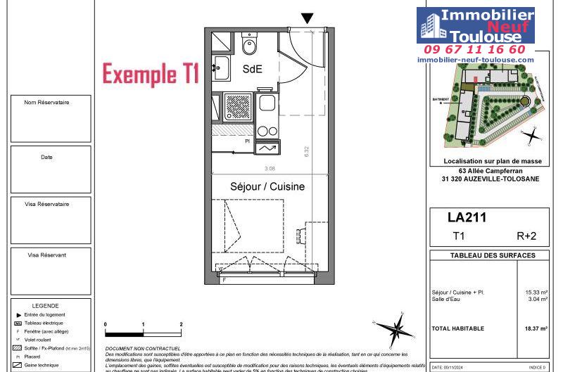 Résidence étudiante neuve à Auzeville Tolosane - Programmes immobiliers neufs Vinci CAMPUS TOLOSAN