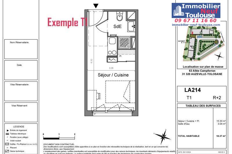 Résidence étudiante neuve à Auzeville Tolosane - Programmes immobiliers neufs Vinci CAMPUS TOLOSAN