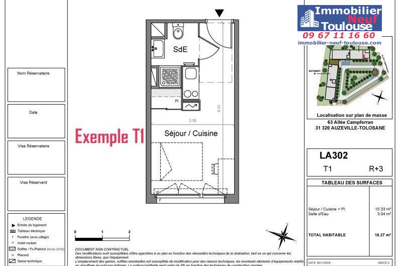 Résidence étudiante neuve à Auzeville Tolosane - Programmes immobiliers neufs Vinci CAMPUS TOLOSAN