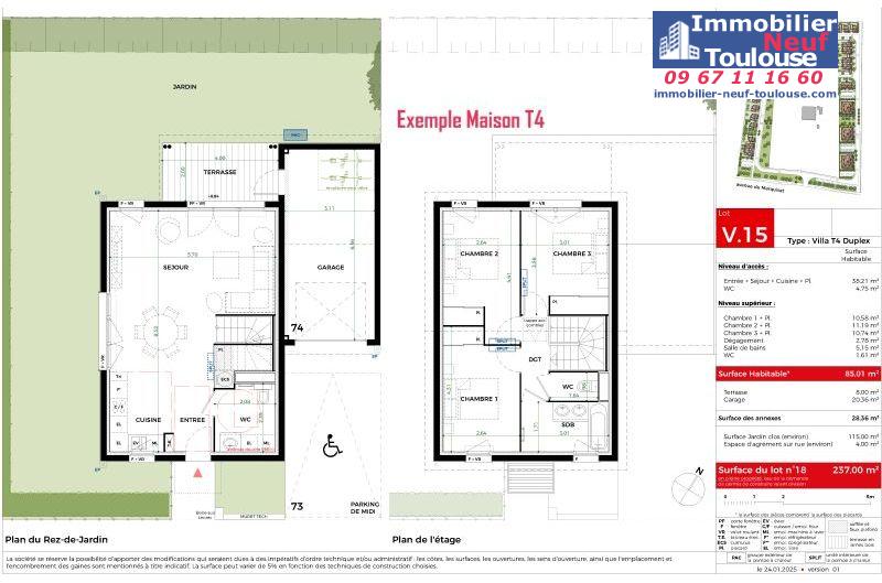 Maisons neuves à Tournefeuille - Programmes immobiliers neufs Promomidi ALLEE DE MARIE-T /