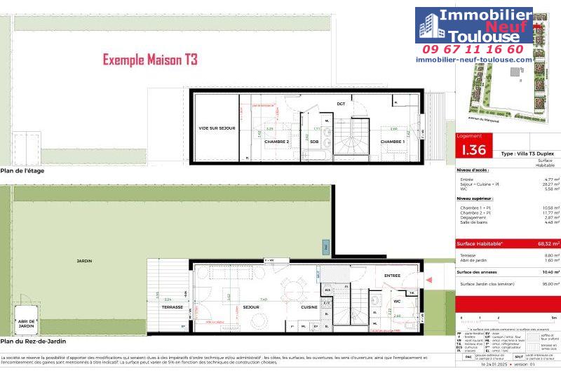 Maisons neuves à Tournefeuille - Programmes immobiliers neufs Promomidi ALLEE DE MARIE-T /