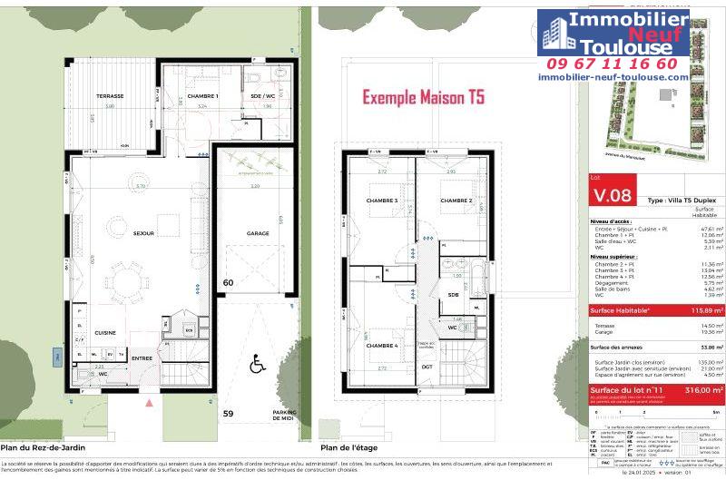 Maisons neuves à Tournefeuille - Programmes immobiliers neufs Promomidi ALLEE DE MARIE-T /