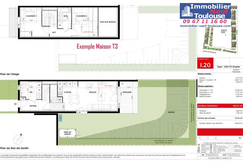 Maisons neuves à Tournefeuille - Programmes immobiliers neufs Promomidi ALLEE DE MARIE-T /