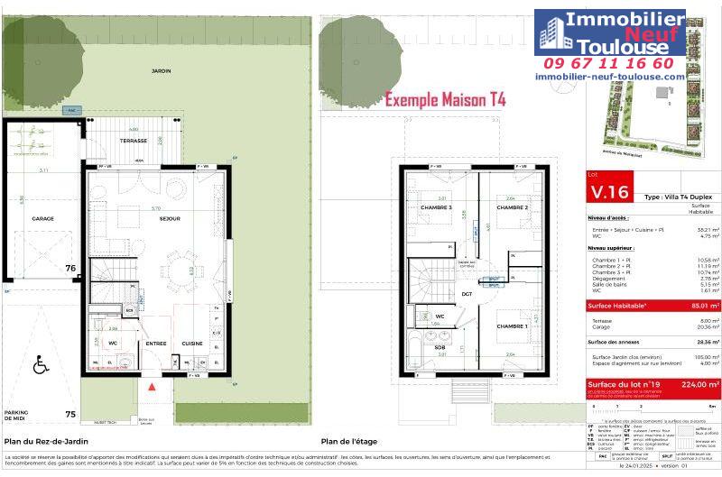 Maisons neuves à Tournefeuille - Programmes immobiliers neufs Promomidi ALLEE DE MARIE-T /