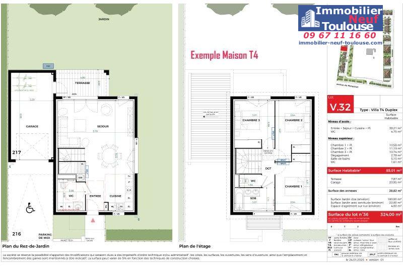 Maisons neuves à Tournefeuille - Programmes immobiliers neufs Promomidi ALLEE DE MARIE-T /