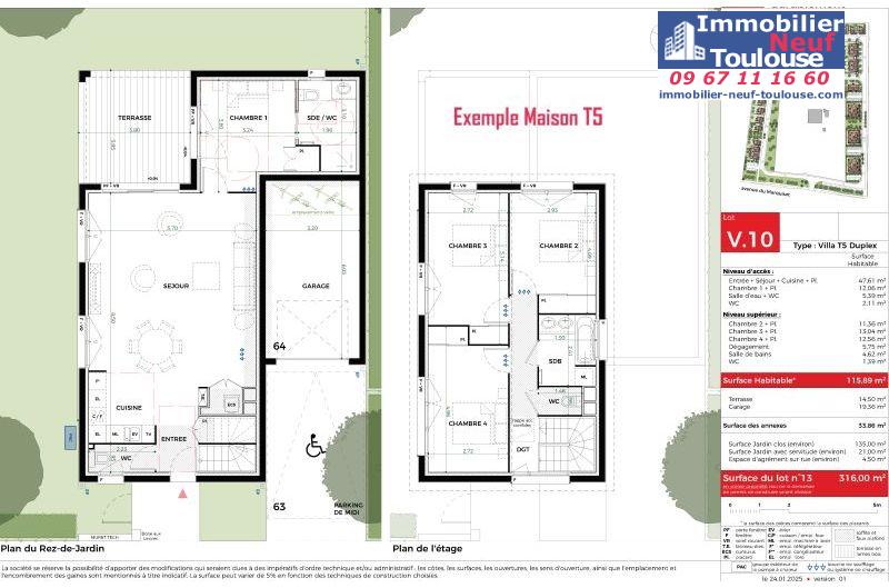 Maisons neuves à Tournefeuille - Programmes immobiliers neufs Promomidi ALLEE DE MARIE-T /