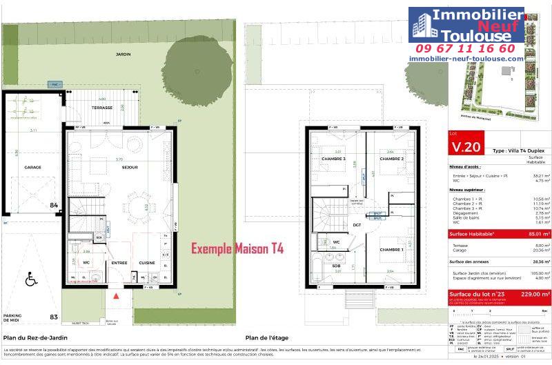 Maisons neuves à Tournefeuille - Programmes immobiliers neufs Promomidi ALLEE DE MARIE-T /