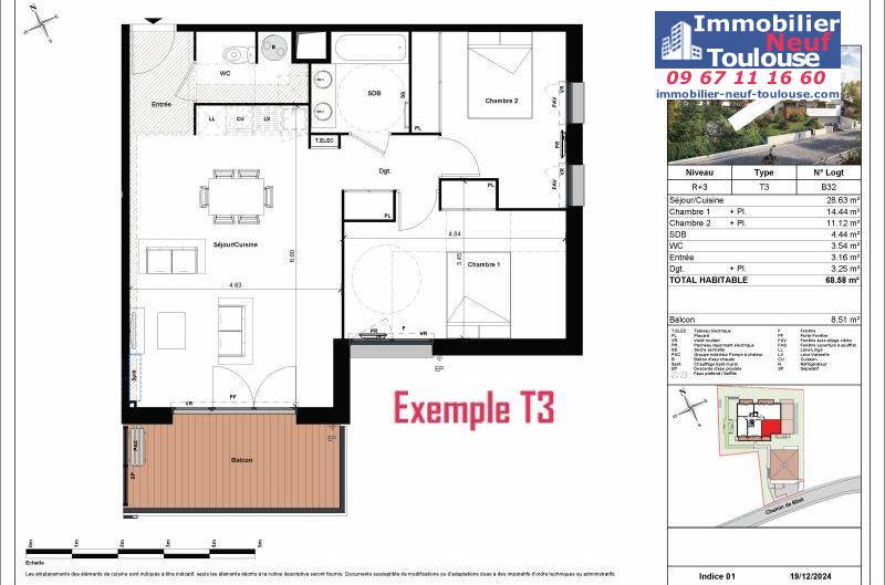 Appartements neufs à Toulouse Terrasse - Programmes immobiliers neufs Sogeprom parc ormeau
