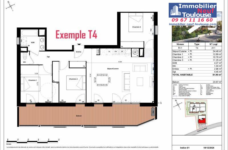 Appartements neufs à Toulouse Terrasse - Programmes immobiliers neufs Sogeprom parc ormeau