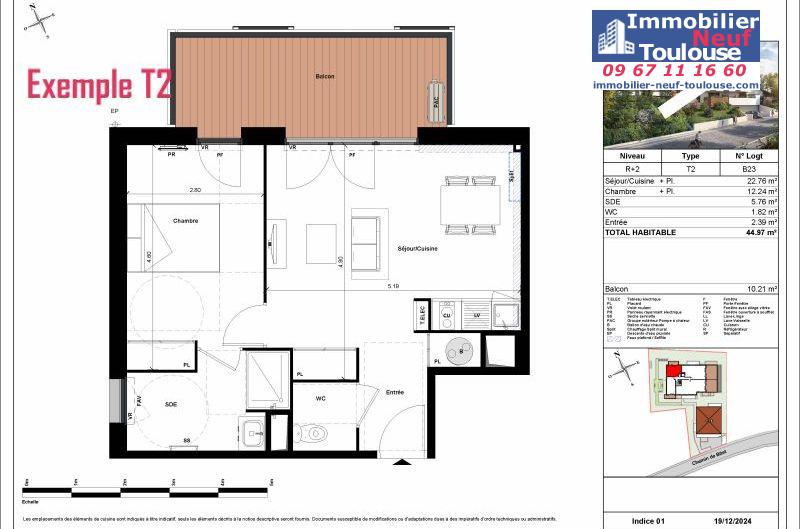 Appartements neufs à Toulouse Terrasse - Programmes immobiliers neufs Sogeprom parc ormeau