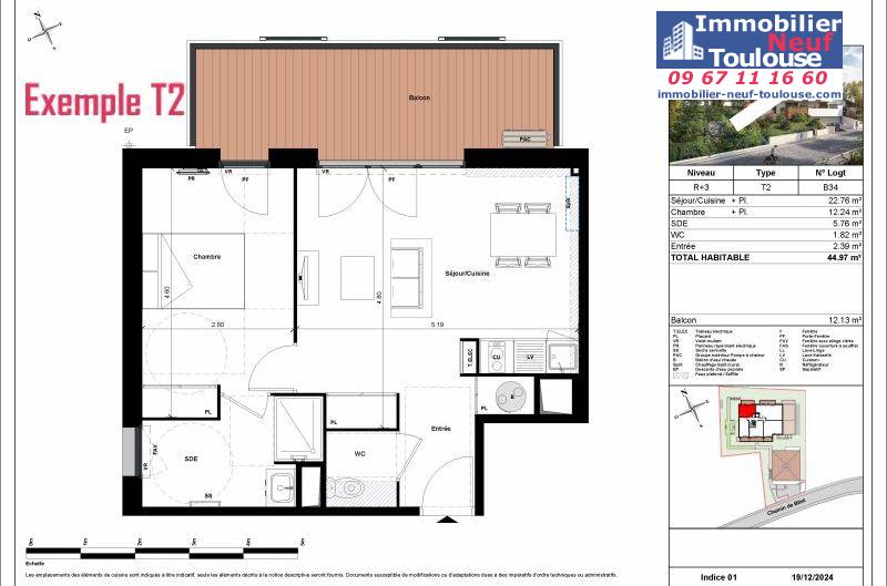 Appartements neufs à Toulouse Terrasse - Programmes immobiliers neufs Sogeprom parc ormeau