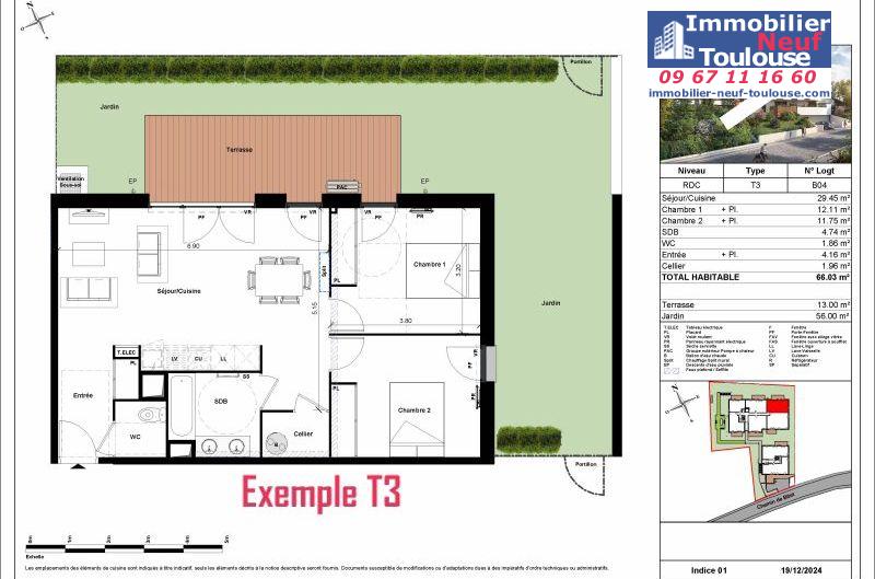 Appartements neufs à Toulouse Terrasse - Programmes immobiliers neufs Sogeprom parc ormeau