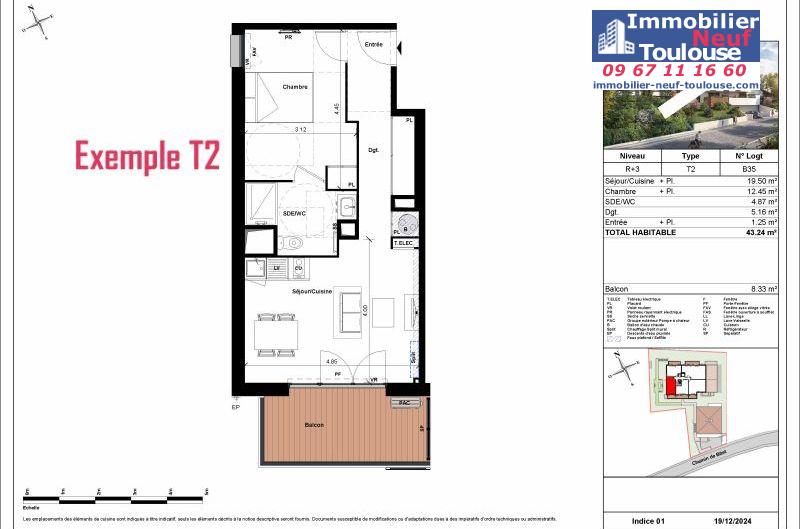 Appartements neufs à Toulouse Terrasse - Programmes immobiliers neufs Sogeprom parc ormeau