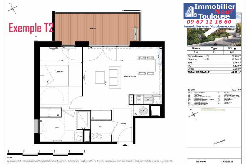 Appartements neufs à Toulouse Terrasse - Programmes immobiliers neufs Sogeprom parc ormeau