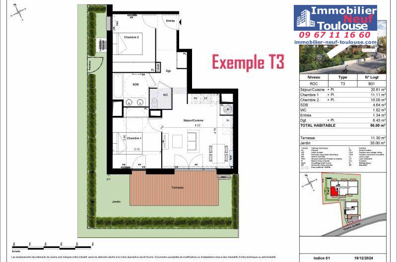 Appartements neufs à Toulouse Terrasse - Programmes immobiliers neufs Sogeprom parc ormeau