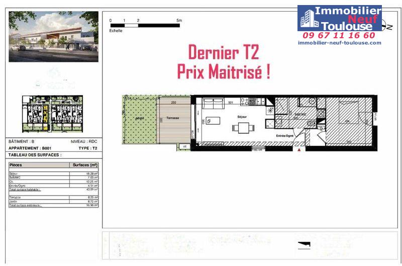 Appartements neufs Prix Maîtrisé Lardenne - Programmes immobiliers neufs SANGALLI MARATUECH SM ARCADIE