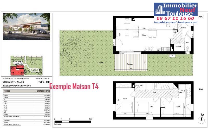 Appartements neufs à Toulouse Lardenne - Programmes immobiliers neufs SANGALLI MARATUECH SM ARCADIE