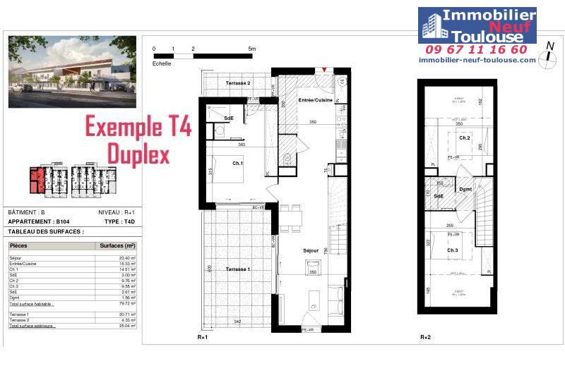 Appartements neufs à Toulouse Lardenne - Programmes immobiliers neufs SANGALLI MARATUECH SM ARCADIE