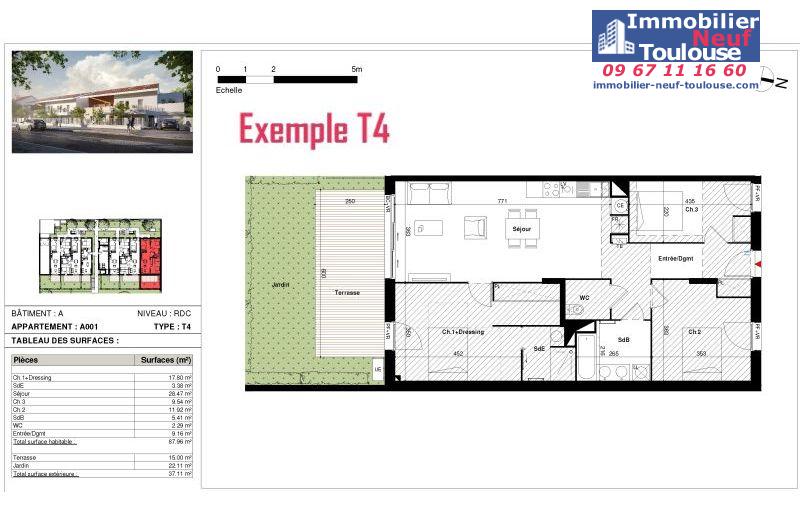 Appartements neufs à Toulouse Lardenne - Programmes immobiliers neufs SANGALLI MARATUECH SM ARCADIE