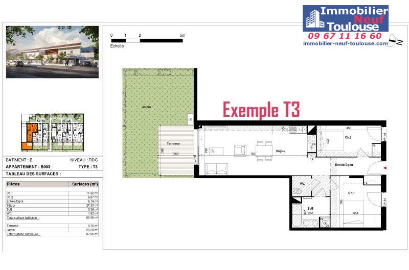 Appartements neufs à Toulouse Lardenne - Programmes immobiliers neufs SANGALLI MARATUECH SM ARCADIE