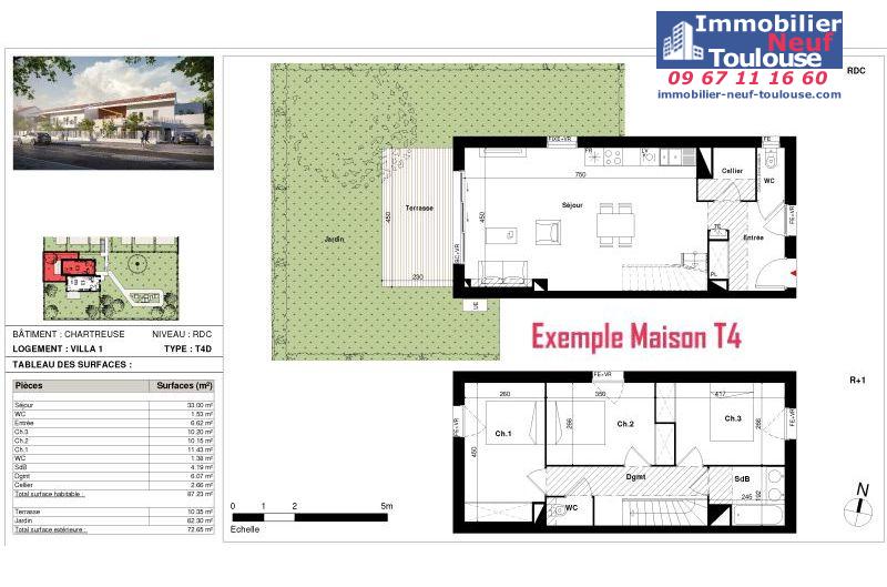 Appartements neufs à Toulouse Lardenne - Programmes immobiliers neufs SANGALLI MARATUECH SM ARCADIE