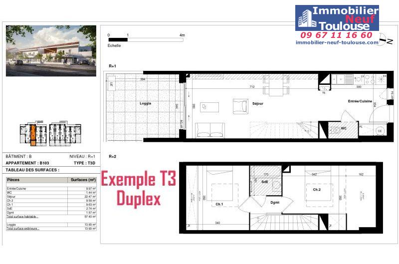 Appartements neufs à Toulouse Lardenne - Programmes immobiliers neufs SANGALLI MARATUECH SM ARCADIE