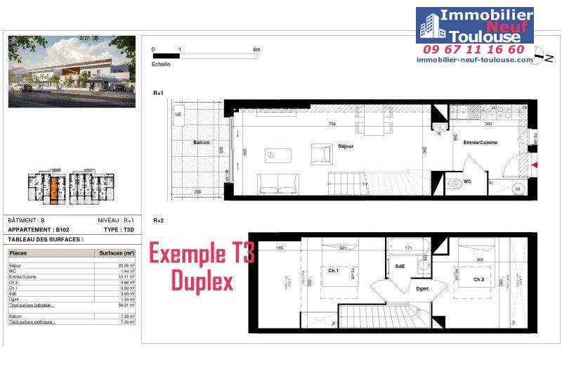 Appartements neufs à Toulouse Lardenne - Programmes immobiliers neufs SANGALLI MARATUECH SM ARCADIE