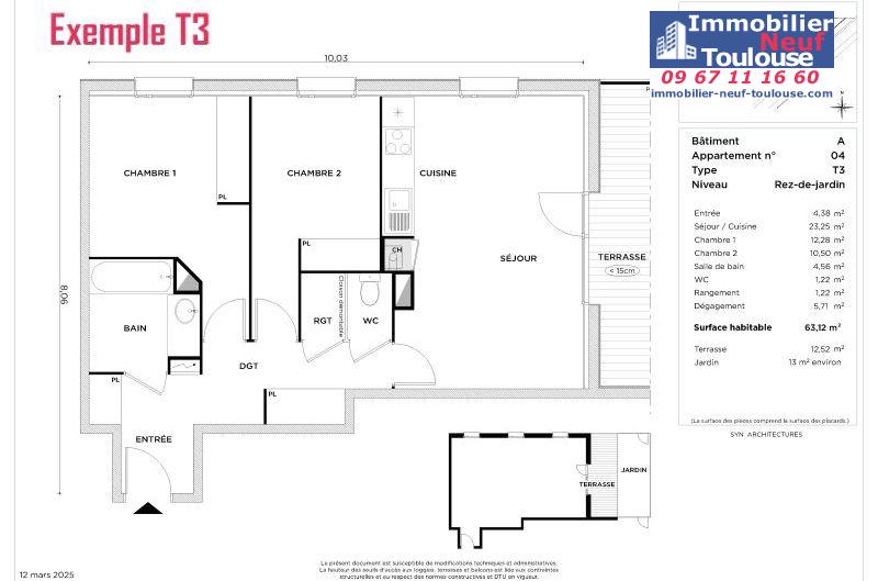 Appartements neufs à Toulouse Trois Cocus - Programmes immobiliers neufs Greencity PAVILLON MARLY