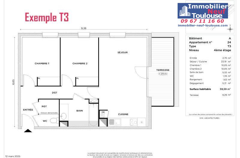 Appartements neufs à Toulouse Trois Cocus - Programmes immobiliers neufs Greencity PAVILLON MARLY