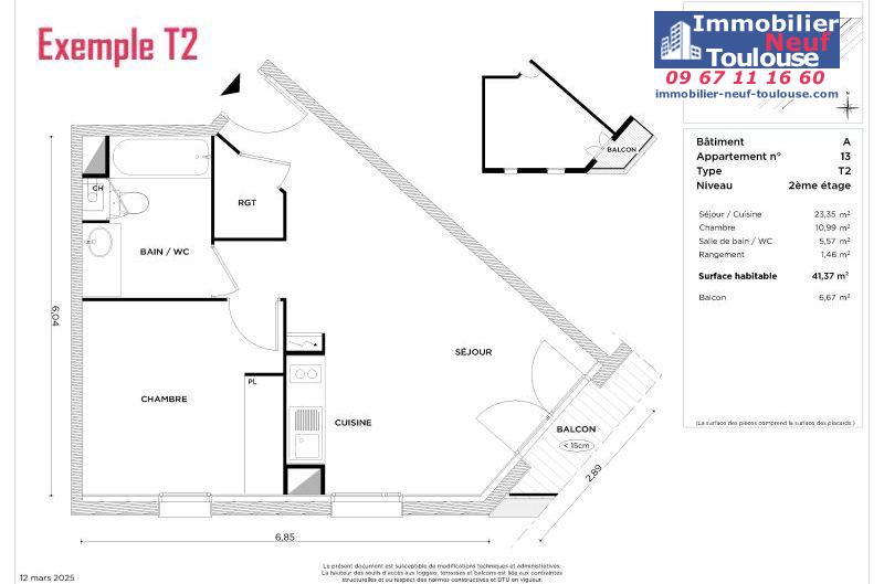 Appartements neufs à Toulouse Trois Cocus - Programmes immobiliers neufs Greencity PAVILLON MARLY