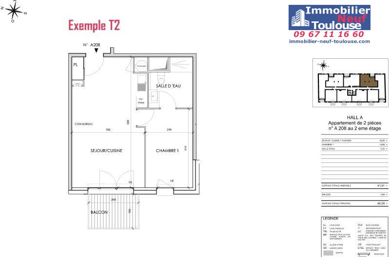Appartements neufs à Toulouse Barrière De Paris - Programmes immobiliers neufs Cogedim Rosae