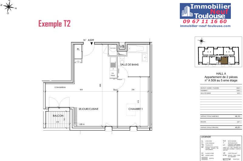 Appartements neufs à Toulouse Barrière De Paris - Programmes immobiliers neufs Cogedim Rosae