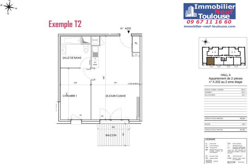 Appartements neufs à Toulouse Barrière De Paris - Programmes immobiliers neufs Cogedim Rosae