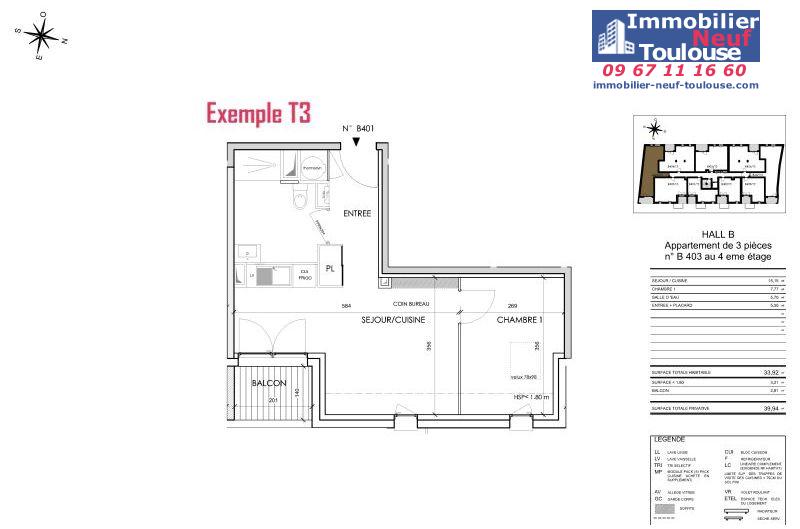 Appartements neufs à Toulouse Barrière De Paris - Programmes immobiliers neufs Cogedim Rosae