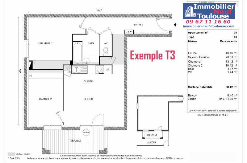 Appartements neufs à Toulouse Borderouge - Programmes immobiliers neufs Greencity LE SYCOMORE