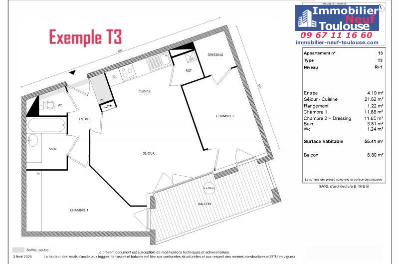 Appartements neufs à Toulouse Borderouge - Programmes immobiliers neufs Greencity LE SYCOMORE