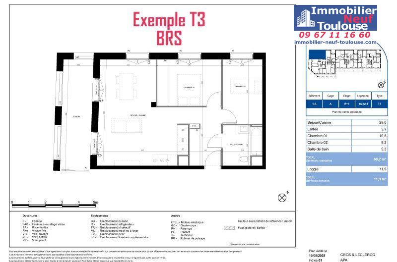 Appartements neufs BRS (Bail Réel Solidaire) Bonnefoy - Programmes immobiliers neufs Vinci IMPERIAL /