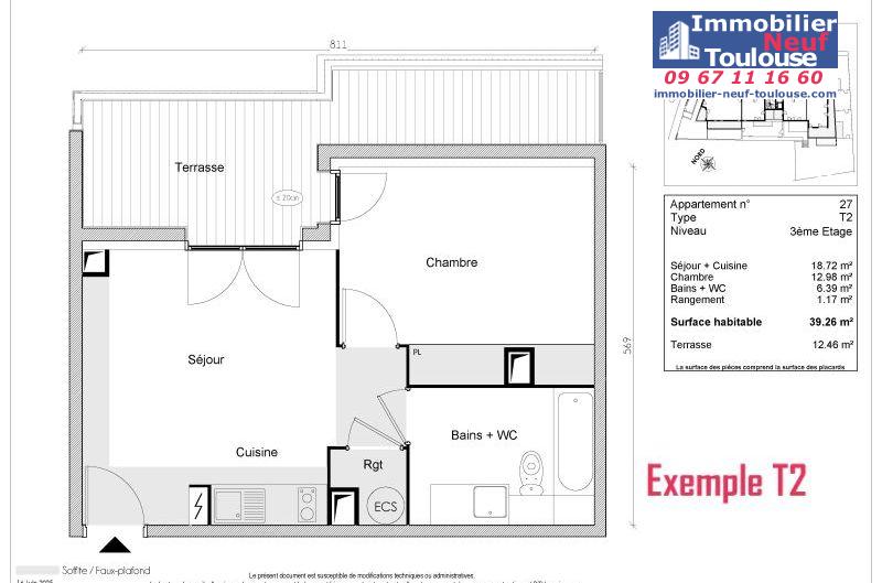 Appartements neufs à Toulouse Jolimont - Programmes immobiliers neufs Greencity HEREDIA