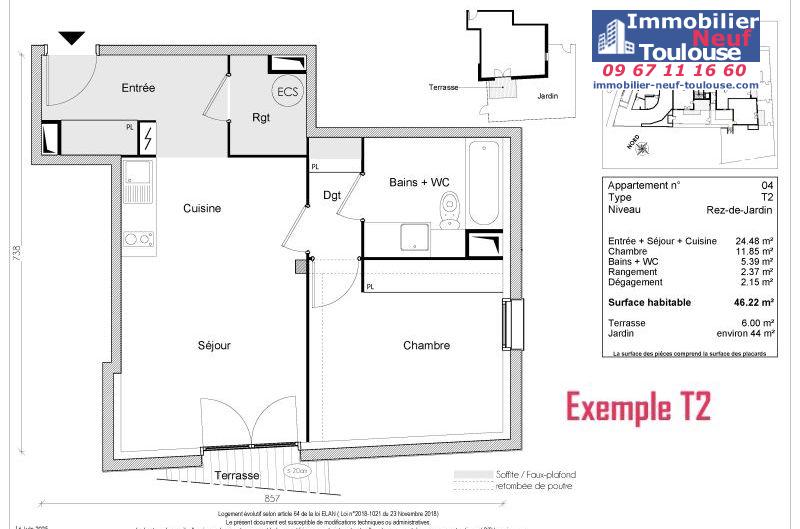 Appartements neufs à Toulouse Jolimont - Programmes immobiliers neufs Greencity HEREDIA