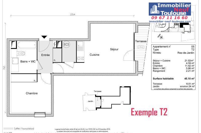 Appartements neufs à Toulouse Jolimont - Programmes immobiliers neufs Greencity HEREDIA