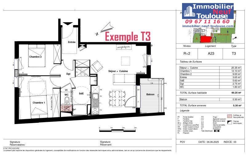 Appartements neufs à Toulouse Terrasse - Programmes immobiliers neufs Eclisse le pionnière