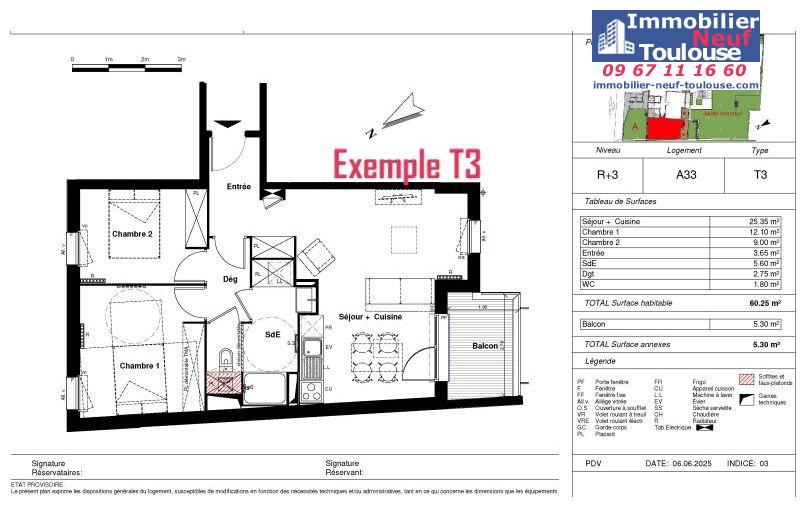 Appartements neufs à Toulouse Terrasse - Programmes immobiliers neufs Eclisse le pionnière