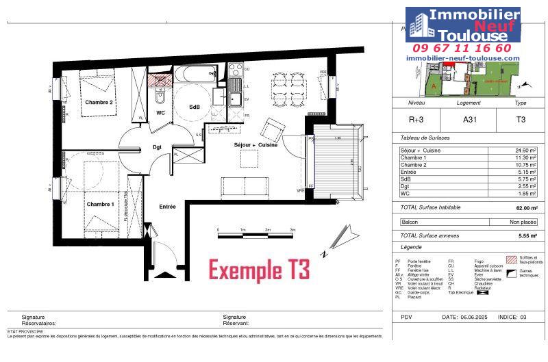 Appartements neufs à Toulouse Terrasse - Programmes immobiliers neufs Eclisse le pionnière