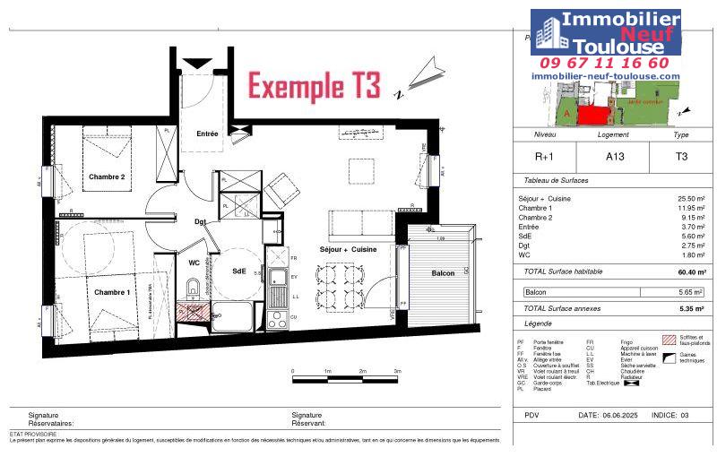 Appartements neufs à Toulouse Terrasse - Programmes immobiliers neufs Eclisse le pionnière