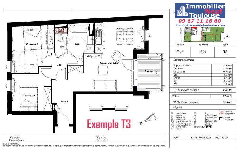 Appartements neufs à Toulouse Terrasse - Programmes immobiliers neufs Eclisse le pionnière