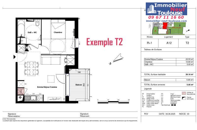 Appartements neufs à Toulouse Terrasse - Programmes immobiliers neufs Eclisse le pionnière