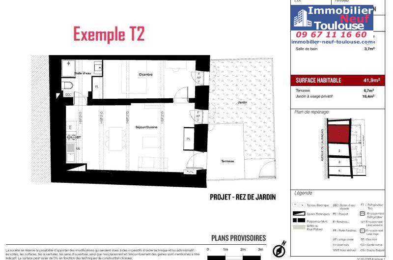 Appartements neufs à Castanet-tolosan - Programmes immobiliers neufs Sporting LE 81 LAURAGAIS