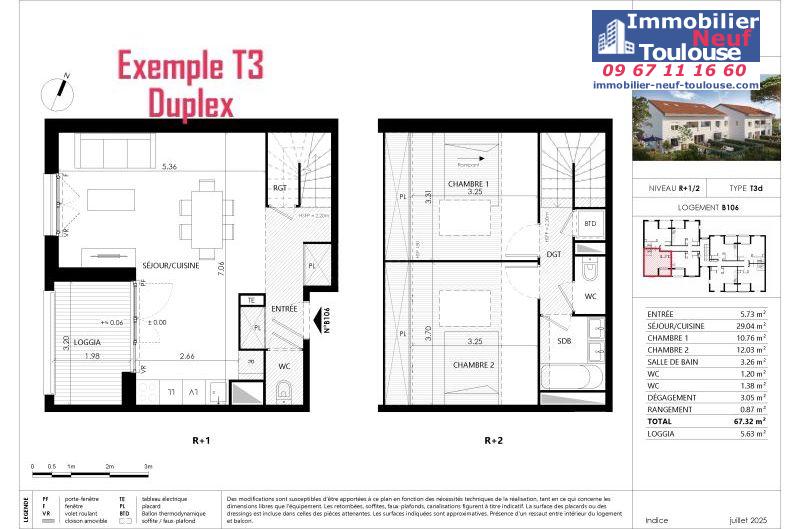 Appartements neufs à Blagnac - Programmes immobiliers neufs Prism parc grenadine /